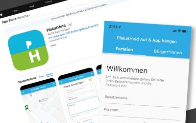 PlakatHeld App jetzt im Apple App Store