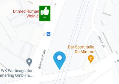Grafik Screenshot App Standort